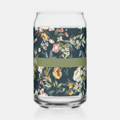 Nom, Elegant 1600s Still Life Florals Oxford Blue (Gauche)