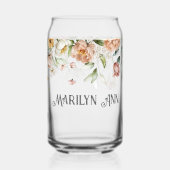 Nom, Elégant Aquarelle rose Blush Floral Drop (Recto)