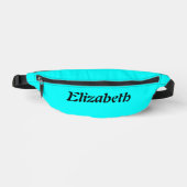Nom élégant noir | Neon Cyan Stylish (Recto)