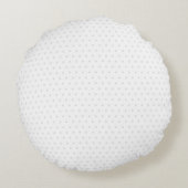 Nom Eléphant mignon Nursery Coussin rond (Dos)