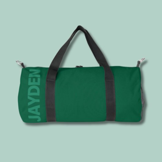 Nom en gras Gym | Monogramme Sac à double homme & 