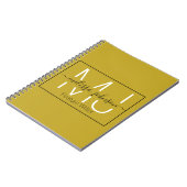 Nom en lettres profession cahier (Côté gauche)
