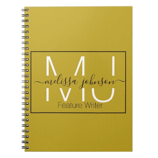 Nom en lettres profession cahier (Devant)
