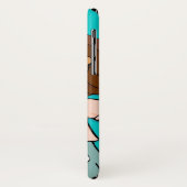 Nom enfant fille bouddles aqua coque iphone pêche (Dos/Gauche)