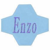 Nom Enzo Sur Bleu, Soccerball (Plat)