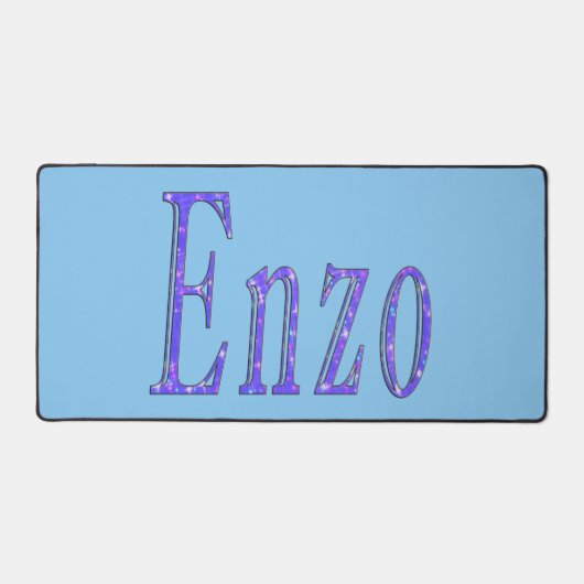 Nom Enzo Sur Le Mat De Bureau (Recto)