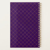 Nom épuré de floraux violets et bleus (Dos)