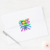 Nom Et Âge Stickers Anniversaire (Enveloppe)