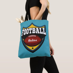 Nom et couleur personnalisés Sacs de logo Football