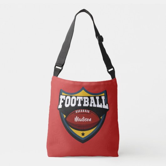 Nom et couleur personnalisés Sacs de logo Football (Devant)