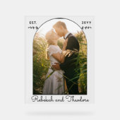 Nom et date de la photo d'arche personnalisée mari (Recto)