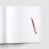 Nom et date du Mariage du monogramme vertical mini (À l'intérieur)