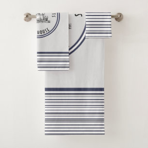 Nom et Étiquette Vintage de la bande bleue de la m