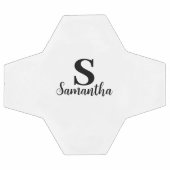 Nom et initiales personnalisés Monogramme personna (Plat)