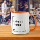 Nom et logo de l'entreprise sur la Mug Combo coule