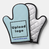 Nom et logo de l'entreprise sur Light Blue Oven Mi (Recto/Verso)