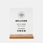 Nom et logo de l'hôtel Accueil simple (Recto)