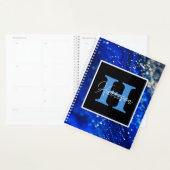 Nom et monogramme bleu (Devant avec enveloppe)