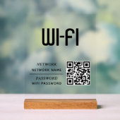 Nom et mot de passe du réseau WiFi Code QR (Neutre)
