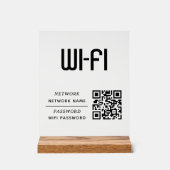 Nom et mot de passe du réseau WiFi Code QR (Recto)