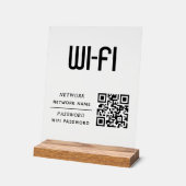 Nom et mot de passe du réseau WiFi Code QR (Angle)