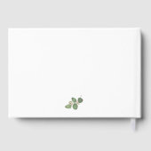 Nom et nom du vert Mariage DATE Couple intemporel (Verso)