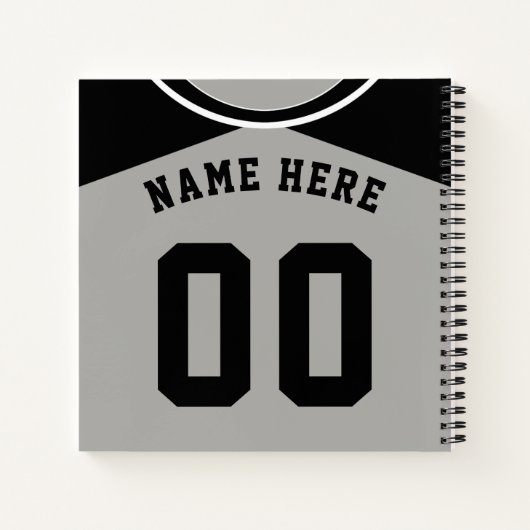 Nom et numéro Carnet de baseball Softball Jersey (Dos)