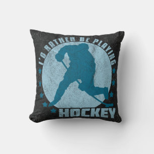Nom et numéro Coussin du joueur de hockey