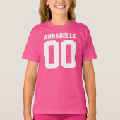 Nom et numéro de Jersey T-shirt avant (Devant)