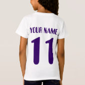 Nom et numéro Imprimer T-shirt Future Soccer Star (Dos)