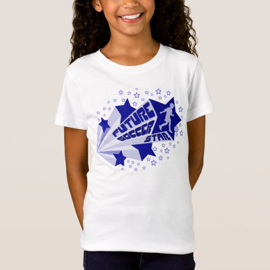 Nom et numéro Imprimer T-shirt Future Soccer Star (Devant)