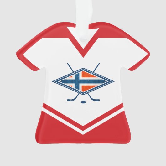 Nom et numéro Jersey Norvège Logo (devant)