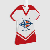 Nom et numéro Jersey Norvège Logo (devant)