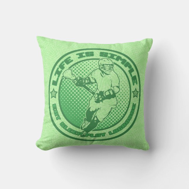 Nom et numéro Manger Dormir Jouer Coussin de cross (Recto)