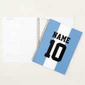 Nom et numéro personnalisés Argentine Indicateur (Devant avec enveloppe)