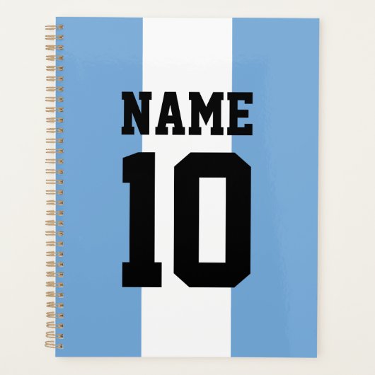 Nom et numéro personnalisés Argentine Indicateur (Devant)