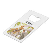 Nom et photo Carte de crédit Bottle Opener (Dos Angle)