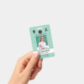 Nom et photo customisés | Badge de carte d'identit (Manuel / portable)