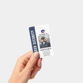 Nom et photo customisés | Badge de carte d'identit (Manuel / portable)
