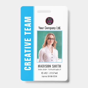 Nom et Photo Personnalisés    Badge de Carte d'Ide