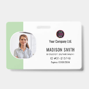 Nom et Photo Personnalisés    Badge de Carte d'Ide