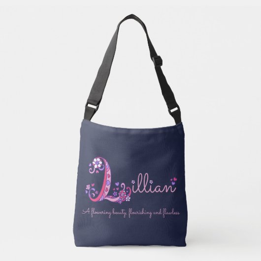 Nom et signification Lillian sac monogramme (Devant)