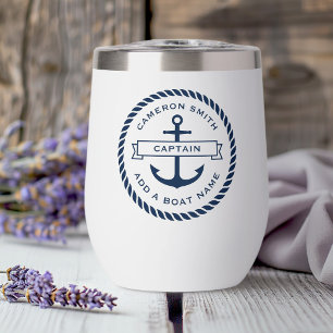 Nom et titre du bateau à Ancre et à corde