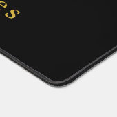 Nom et titre personnalisés avec monogramme - (Coin)