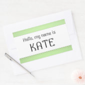 Nom étiquette autocollant Bonjour mon nom est (Enveloppe)