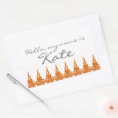 Nom étiquette autocollant Bonjour mon nom est - Cu (Enveloppe)