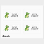 Nom Étiquettes pour fournitures scolaires Nom pers (Feuille)