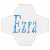 Nom Ezra Conçu En Bleu, (Plat)