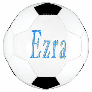 Nom Ezra Conçu En Bleu,