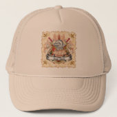 Nom Famille Crest Red Knight Shield casquette (Devant)
